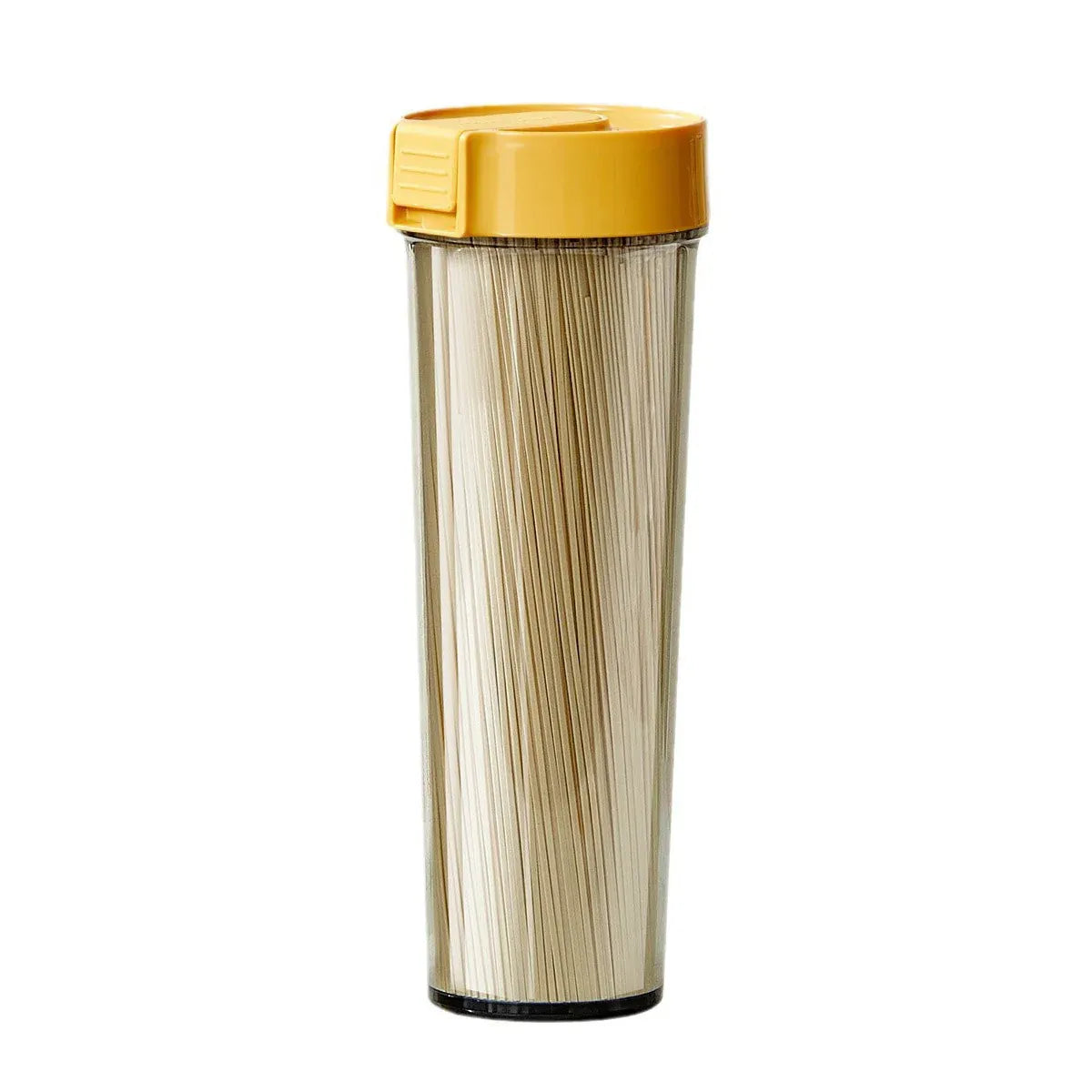 Noodle Storage Box Storage Cylinder Kitchen Noodle Container Airtight - Yellow